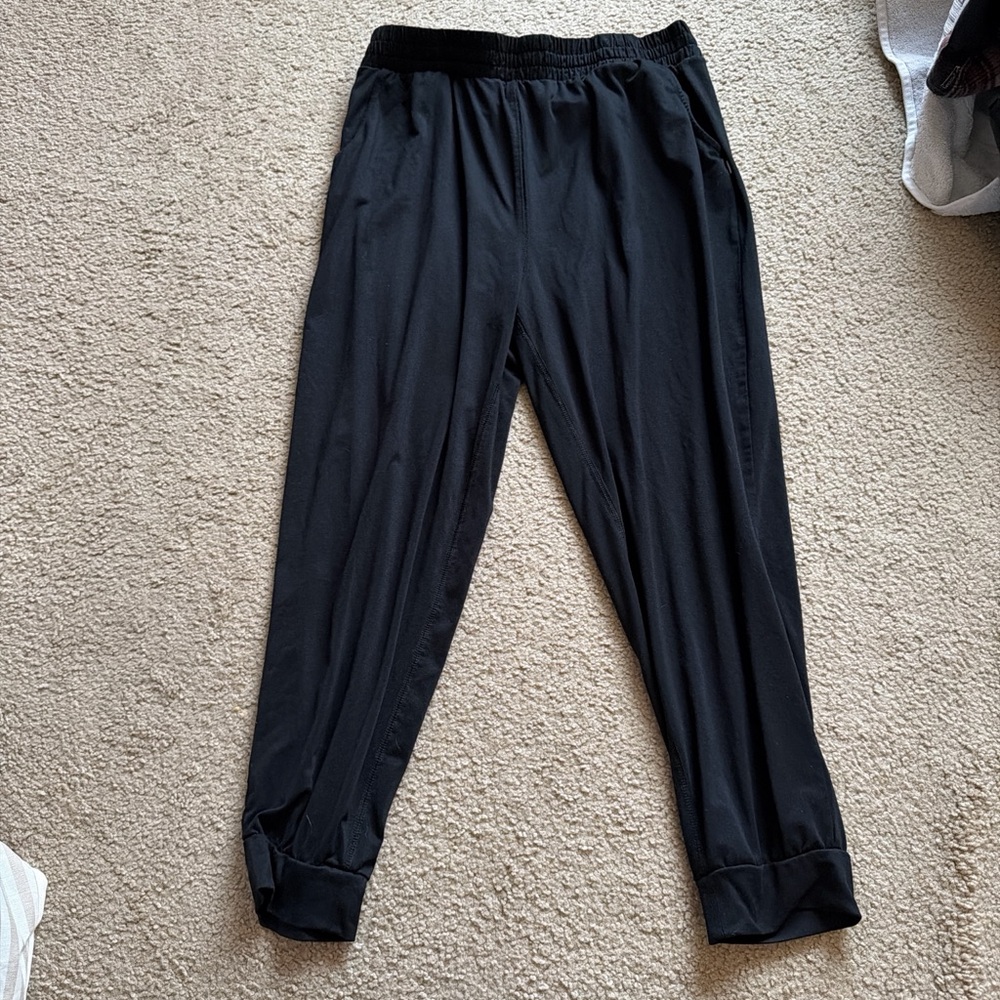 Feat Black Jogger Pants – Lightweight Athletic Lounge Pants